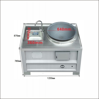 ND-025A 柴火大锅灶(不锈钢）